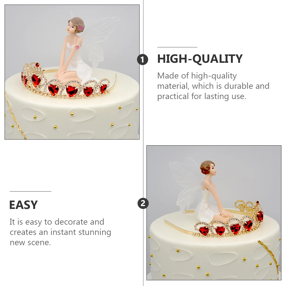 Birthday Crown Tiar Hair Hoop Cake Headwear Headdress Bridal Wedding Headgear Bride High Quality Durable Practical
Birthday Crown Tiar Hair Hoop Cake Headwear Headdress Bridal Wedding Headgear Bride High Quality Durable Practical