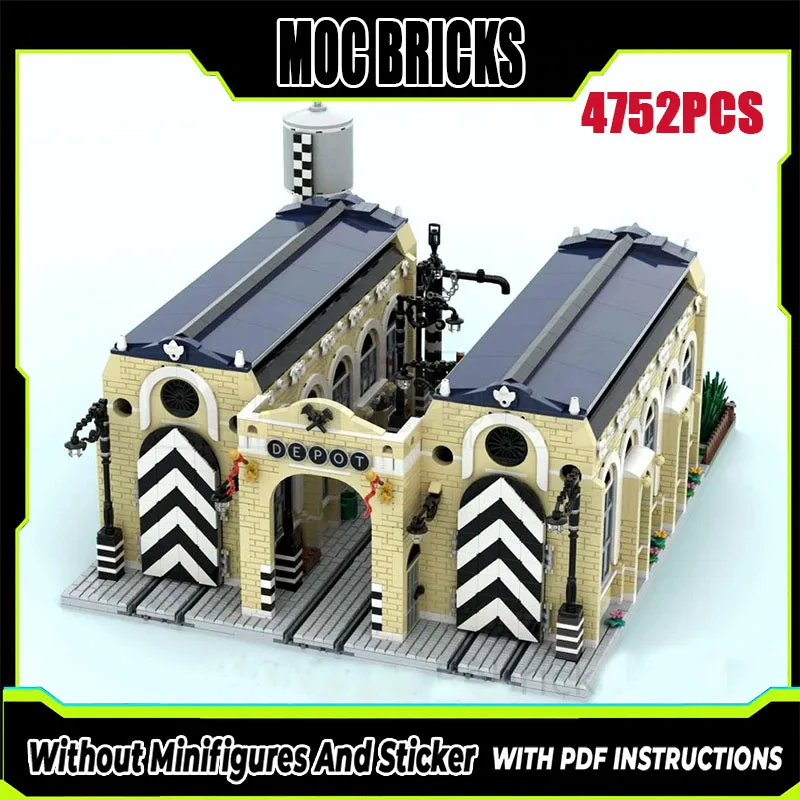 New Moc Building Blocks Building Model Railway Old Station Modular Building Blocks Children's Festival Gift Toy DIY Set
New Moc Building Blocks Building Model Railway Old Station Modular Building Blocks Children's Festival Gift Toy DIY Set