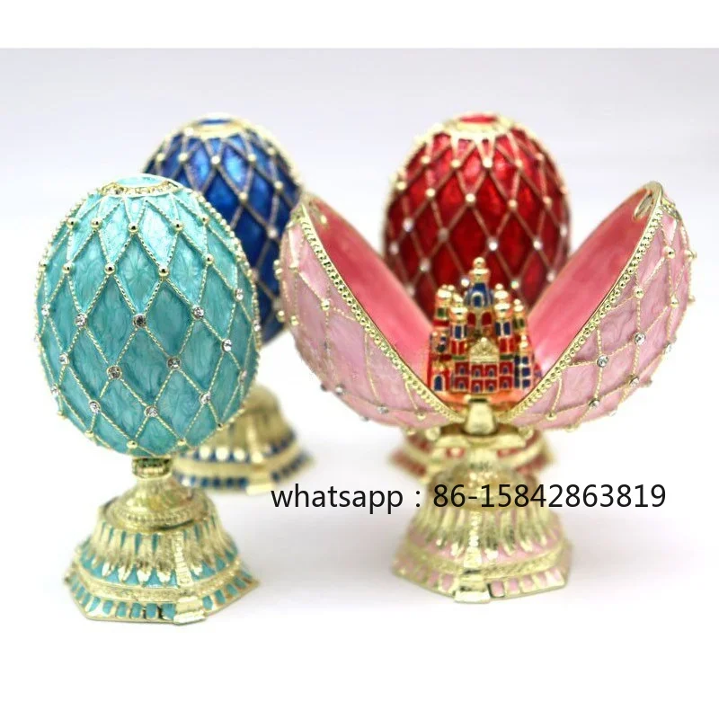 Easter Eggs, Tin Metal Crafts, Faberge Reticulated Castle Eggs, Home Accessories
Easter Eggs, Tin Metal Crafts, Faberge Reticulated Castle Eggs, Home Accessories