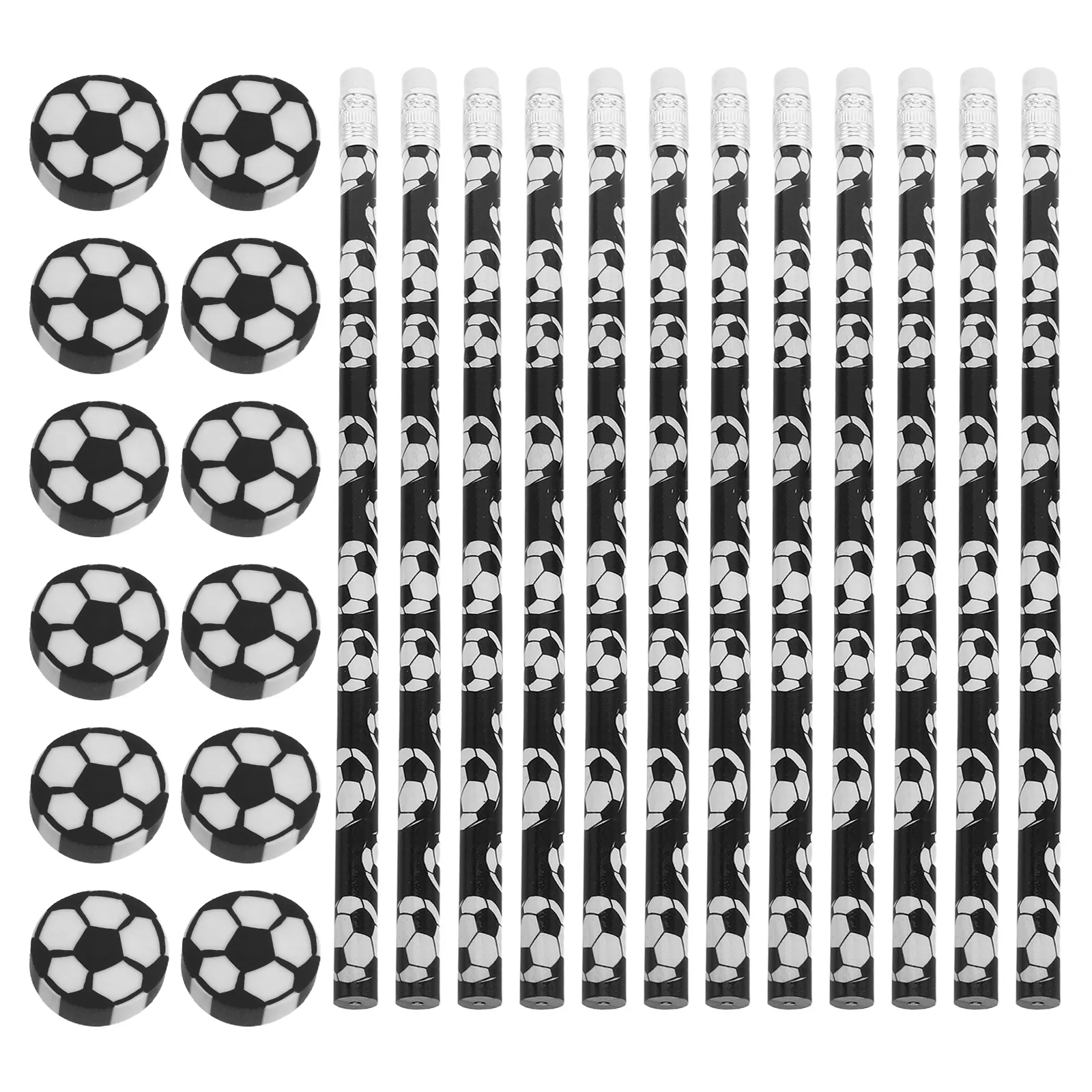 12 set 12 Sets Football Pencils Kids Soccer Stationery Wooden Drawing Erasers Party Favors School Supplies Sports Writing Tools
12 set 12 Sets Football Pencils Kids Soccer Stationery Wooden Drawing Erasers Party Favors School Supplies Sports Writing Tools
