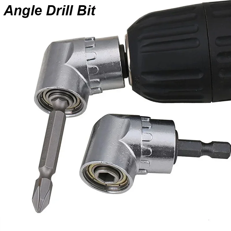 105 Degree Right Angle Drill Attachment Chuck Adapter Holder 1/4 Hex Magnetic Socket Screwdriver Extension for Power Tool
105 Degree Right Angle Drill Attachment Chuck Adapter Holder 1/4 Hex Magnetic Socket Screwdriver Extension for Power Tool