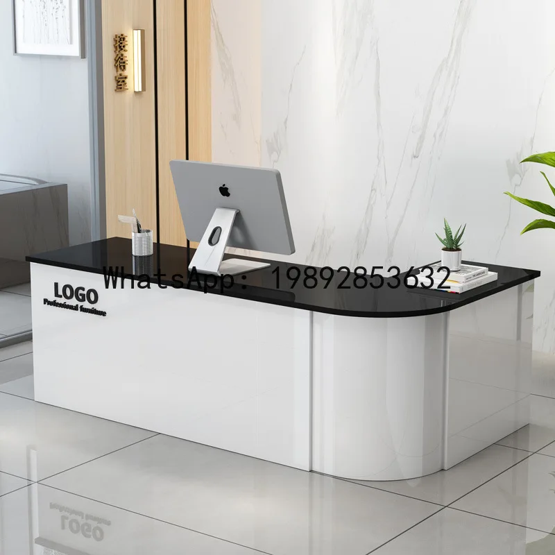 X-21 cashier counter clothing store front desk curved hair salon reception desk
X-21 cashier counter clothing store front desk curved hair salon reception desk