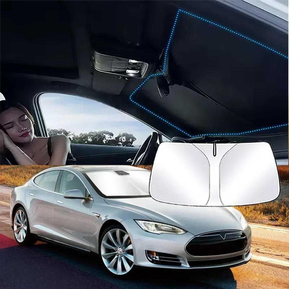 Foldable Car Windshield Sun Shade, for Cars SUVs Compact Storage Auto Sun Shield Protector to Keep Cool Protect Interior
Foldable Car Windshield Sun Shade, for Cars SUVs Compact Storage Auto Sun Shield Protector to Keep Cool Protect Interior