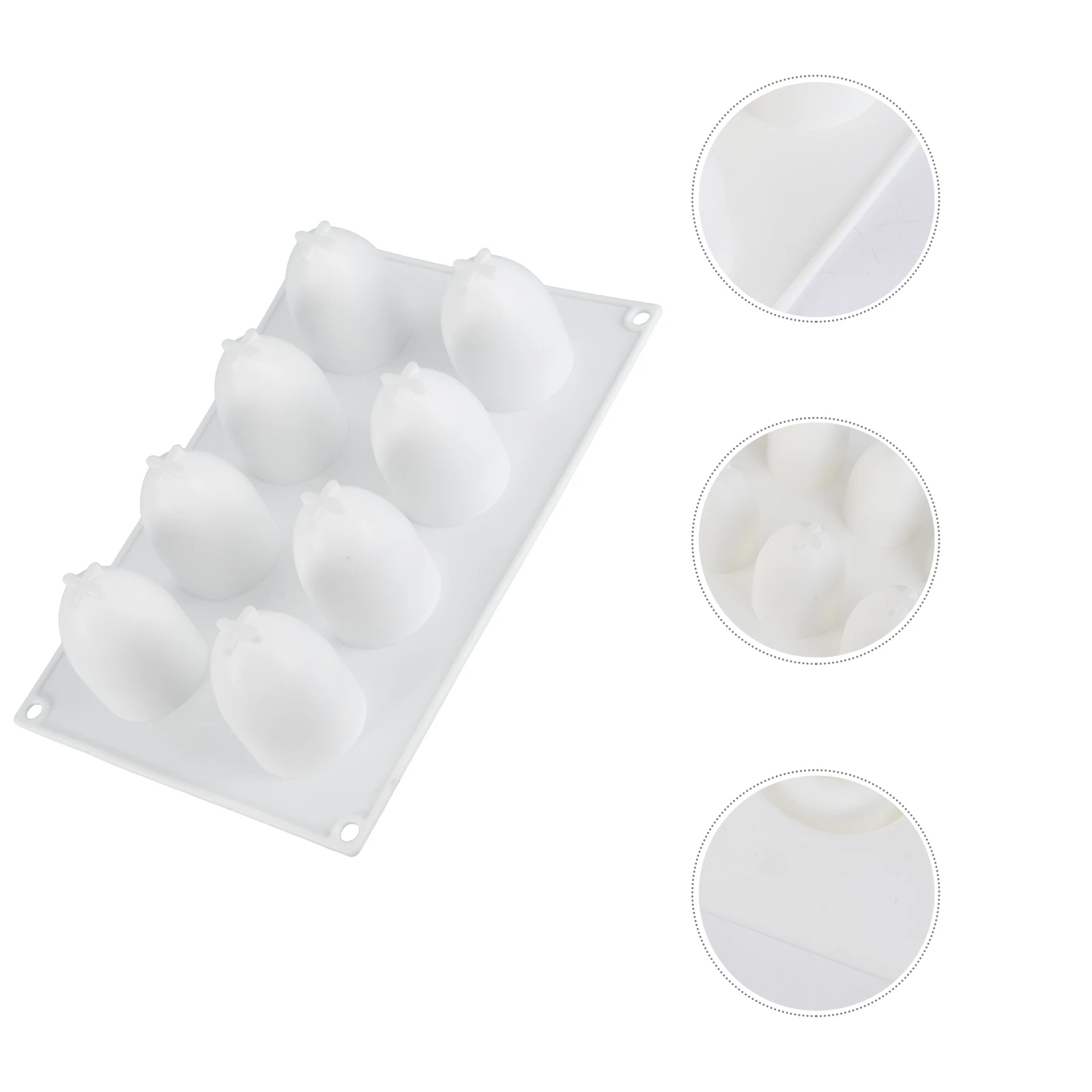 8 Lattices Mold Silicone Non-stick Cake Chocolate Molds Chocolate Ice Cube Baking Tool Oven Egg Shape Cake Mold Safe
8 Lattices Mold Silicone Non-stick Cake Chocolate Molds Chocolate Ice Cube Baking Tool Oven Egg Shape Cake Mold Safe