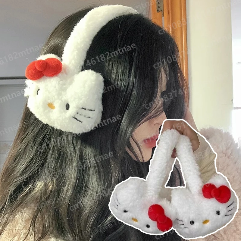 Cartoon White Hellos Kittys Earmuffs Warm and Thick Earmuffs Winter Fluffy Cute Earmuffs for Children Girls Christmas Gifts
Cartoon White Hellos Kittys Earmuffs Warm and Thick Earmuffs Winter Fluffy Cute Earmuffs for Children Girls Christmas Gifts