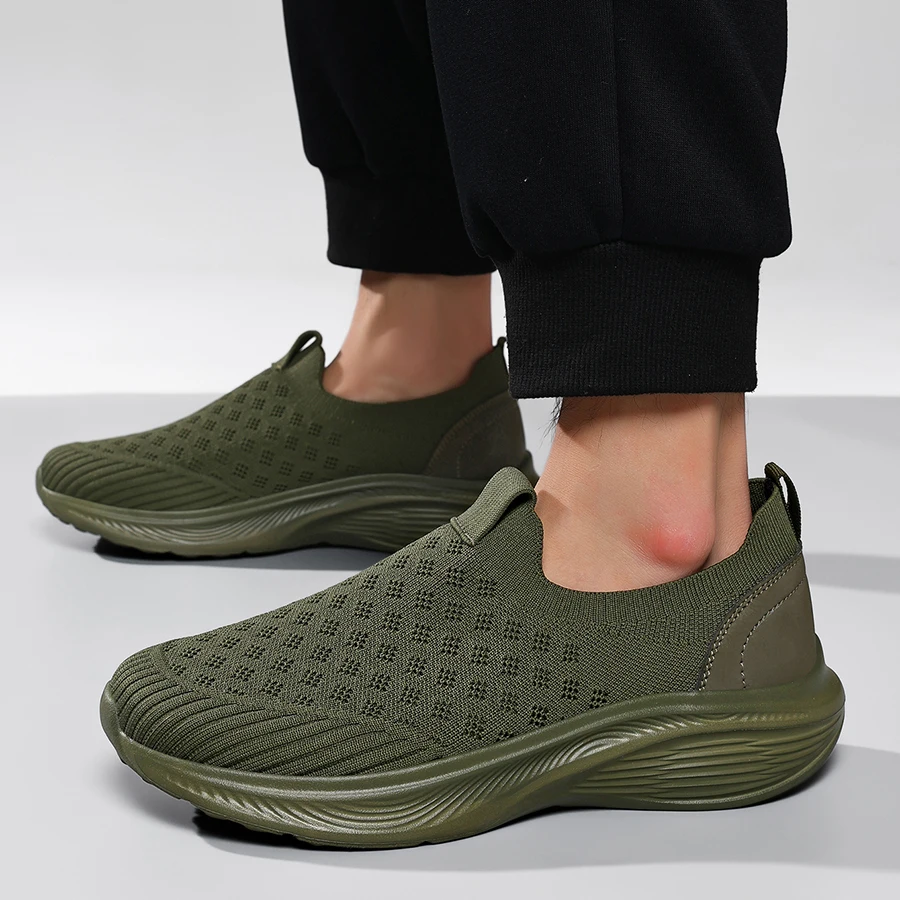 Solid Color Fashion Men Low Top Sneakers Mesh Surface Wear Resistant Flat Bottom Breathable Daily Commuter Shoes
Solid Color Fashion Men Low Top Sneakers Mesh Surface Wear Resistant Flat Bottom Breathable Daily Commuter Shoes