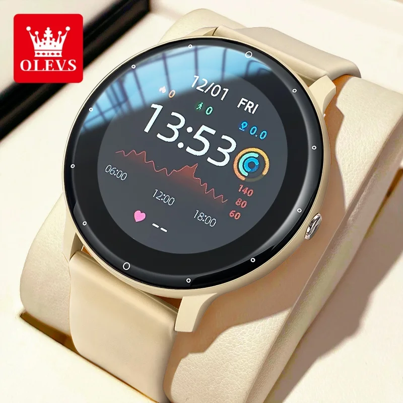 OLEVS 8201 1.28 Inch Smartwatch for Woman Heart Rate Blood Oxygen Sleep Monitor Fitness Tracker Wearable Sport Smart Watch
OLEVS 8201 1.28 Inch Smartwatch for Woman Heart Rate Blood Oxygen Sleep Monitor Fitness Tracker Wearable Sport Smart Watch