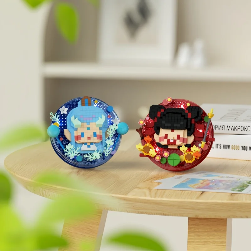 KNEW BUILT Ne Zha & Ao Bing Micro Mini Building Blocks Toys - Коллекционная игрушка из фильма «Ne Zha 2» для детей и фанатов, простая сборка, развлечение
KNEW BUILT Ne Zha & Ao Bing Micro Mini Building Blocks Toys - Коллекционная игрушка из фильма «Ne Zha 2» для детей и фанатов, простая сборка, развлечение