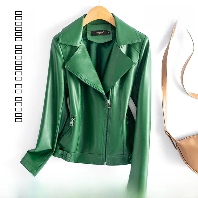 Новая женская кожаная куртка-косуха из овчины весна 2025, приталенная, модная, ручной работы, с застежкой-молнией
Новая женская кожаная куртка-косуха из овчины весна 2025, приталенная, модная, ручной работы, с застежкой-молнией