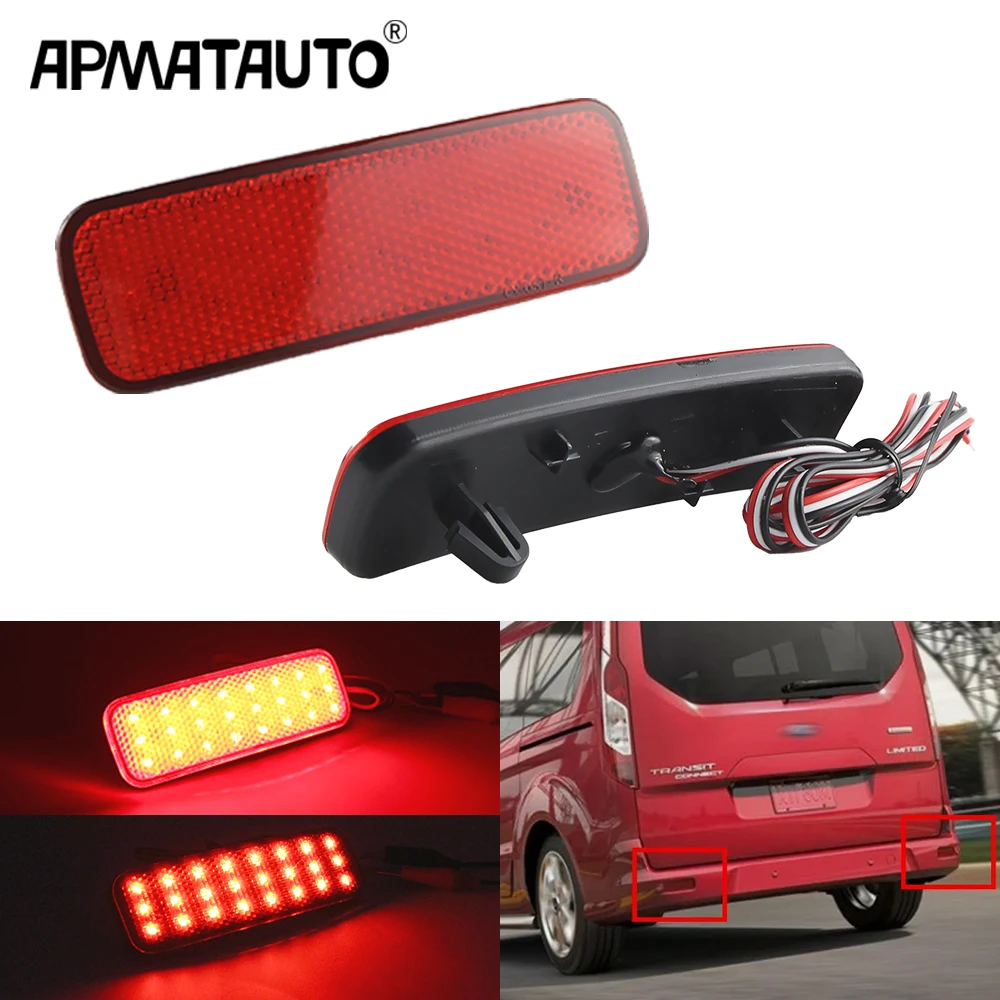 Черные/красные линзы для Ford Transit Van Custom Connect BK21515C0AA BK21-515B0-AA,1778457 дюйма, задний бампер, отражатель, тормоз, 2 шт.
Черные/красные линзы для Ford Transit Van Custom Connect BK21515C0AA BK21-515B0-AA,1778457 дюйма, задний бампер, отражатель, тормоз, 2 шт.