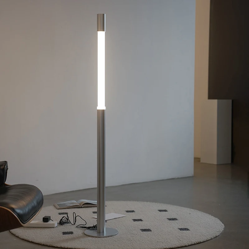 Minimalist Silver Floor Lamp Nordic LED Standing Light Reading Lamp for Bedside Living Room Sofa Modern Home Decor Lighting
Minimalist Silver Floor Lamp Nordic LED Standing Light Reading Lamp for Bedside Living Room Sofa Modern Home Decor Lighting