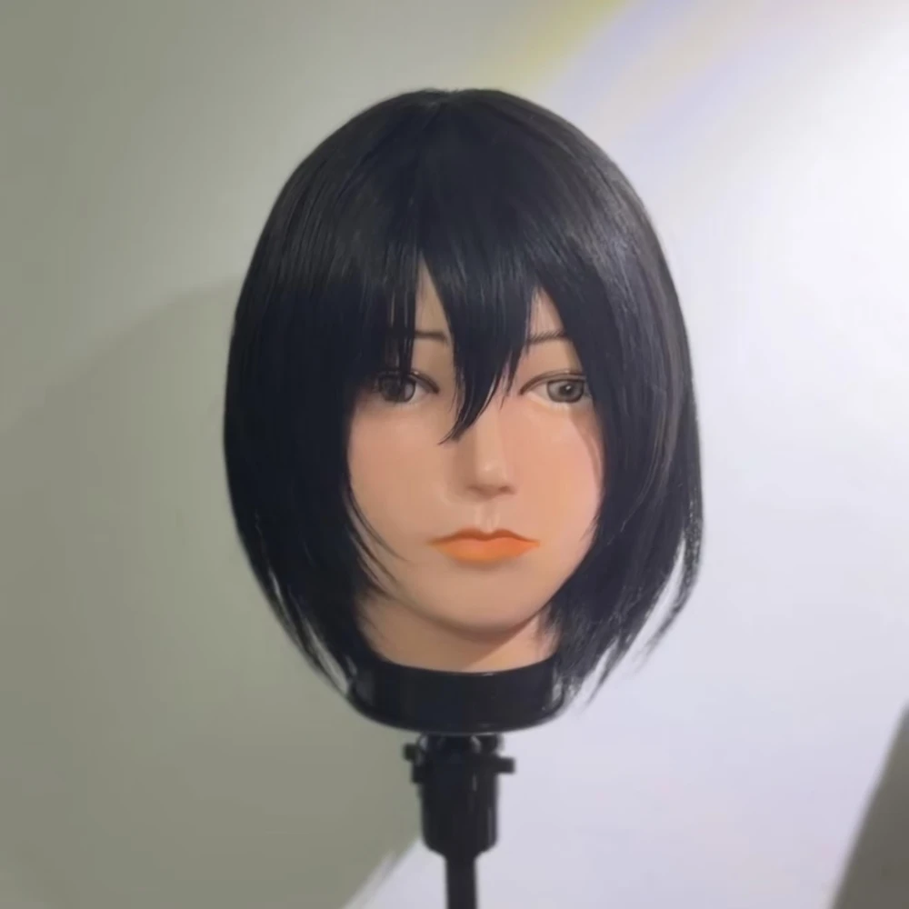 Mikasa Ackerman Cosplay Wig Anime Wig With Rose Net Realistic Scalp Top Heat resistant Synthetic Fiber Wig For Women Girls
Mikasa Ackerman Cosplay Wig Anime Wig With Rose Net Realistic Scalp Top Heat resistant Synthetic Fiber Wig For Women Girls
