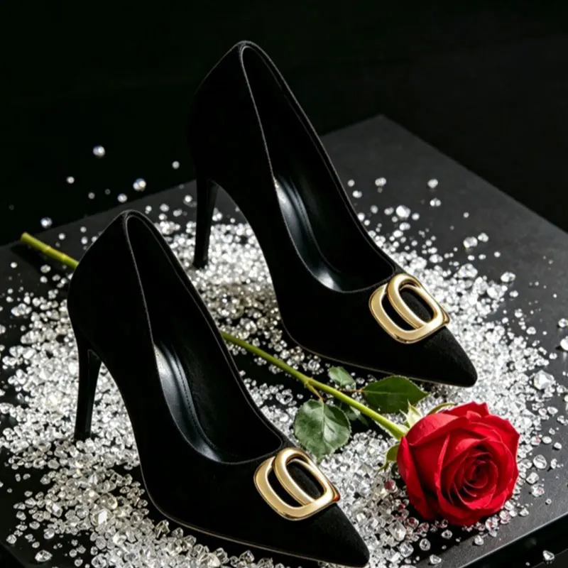 Summer Fashion New Breathable Pointed Toe Stiletto Heel PU Comfortable and Elegant Women's Shoes Shallow Mouth Sexy Sandals
Summer Fashion New Breathable Pointed Toe Stiletto Heel PU Comfortable and Elegant Women's Shoes Shallow Mouth Sexy Sandals