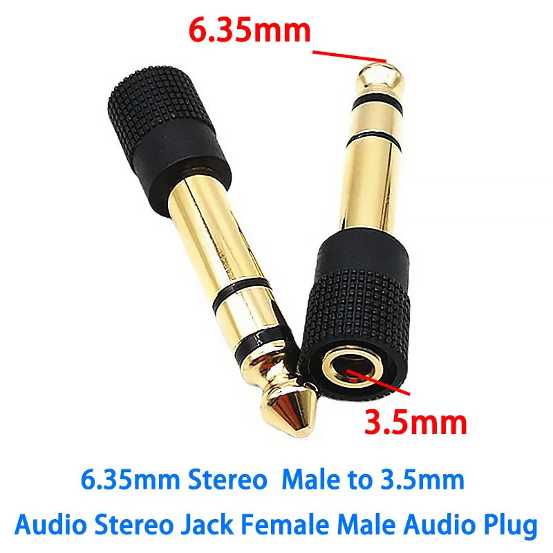 1-2pcs 6.35mm Stereo Male to 3.5mm Audio Stereo Jack Female Male Audio Plug Connector Adapter Converter Speaker
1-2pcs 6.35mm Stereo Male to 3.5mm Audio Stereo Jack Female Male Audio Plug Connector Adapter Converter Speaker