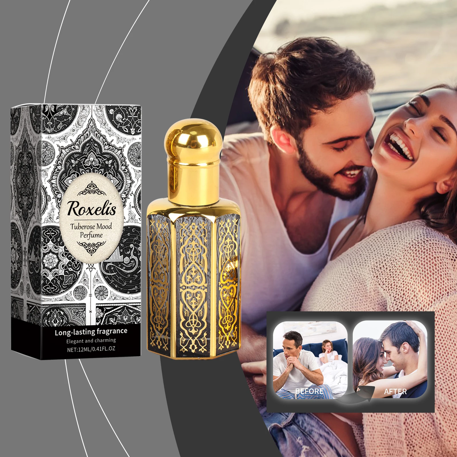 Exotic Arabian Perfume Natural Floral Fragrance Fresh Light Aroma Roll-On Essential Oil Jasmine Orange Blossom Scent Long Lasting Fragrant Portable Travel Size For Women 12ml
Exotic Arabian Perfume Natural Floral Fragrance Fresh Light Aroma Roll-On Essential Oil Jasmine Orange Blossom Scent Long Lasting Fragrant Portable Travel Size For Women 12ml