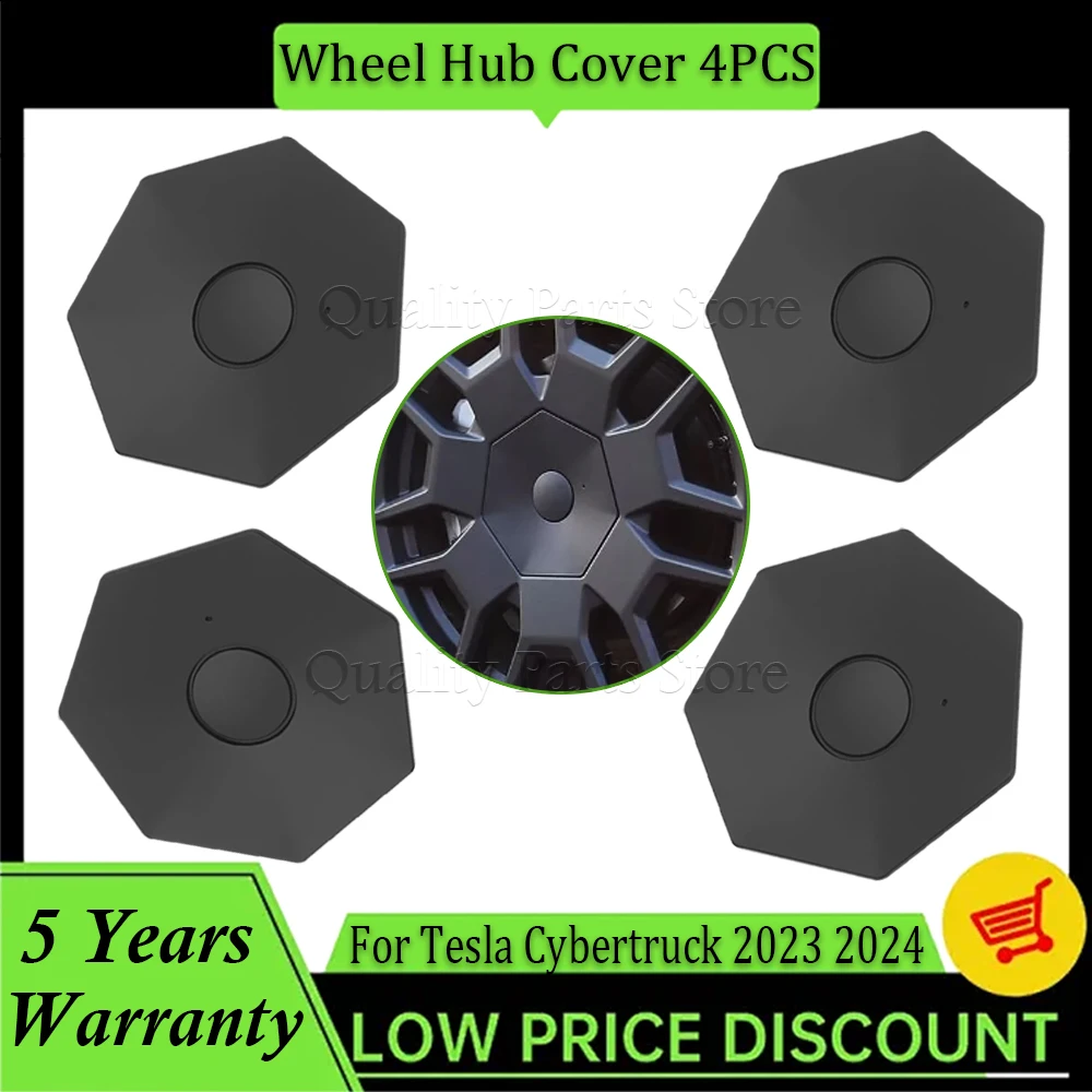 4pcs For Tesla Cybertruck 2023-2024 Hub Center Cover Black Wheel Center Decorative Cover Hubcaps Modification Car Accessories
4pcs For Tesla Cybertruck 2023-2024 Hub Center Cover Black Wheel Center Decorative Cover Hubcaps Modification Car Accessories