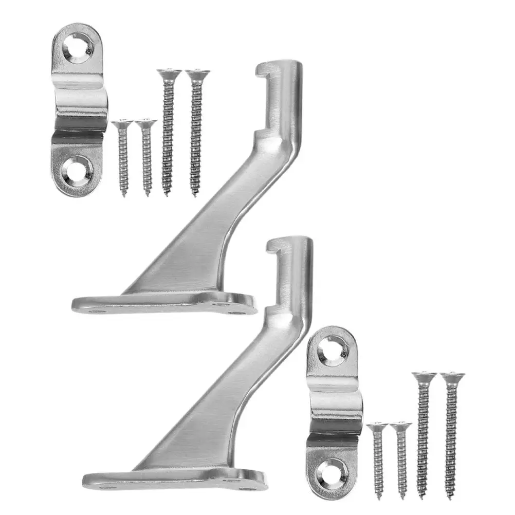 2Sets Stainless Steel Stair Railing Bracket for Indoor Outdoor Stairs Handrail Support Heavy Duty Decorative Safety Mounting
2Sets Stainless Steel Stair Railing Bracket for Indoor Outdoor Stairs Handrail Support Heavy Duty Decorative Safety Mounting