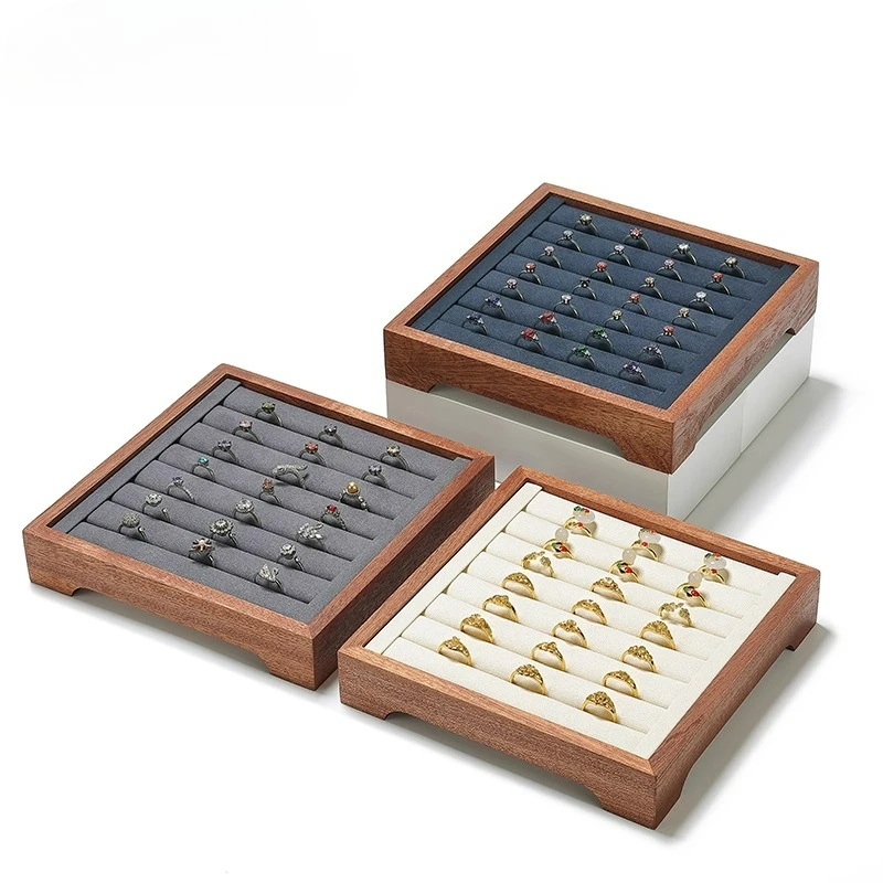 Jewelry plate, ring plate, solid wood elastic strip plate, gold jewelry display plate
Jewelry plate, ring plate, solid wood elastic strip plate, gold jewelry display plate