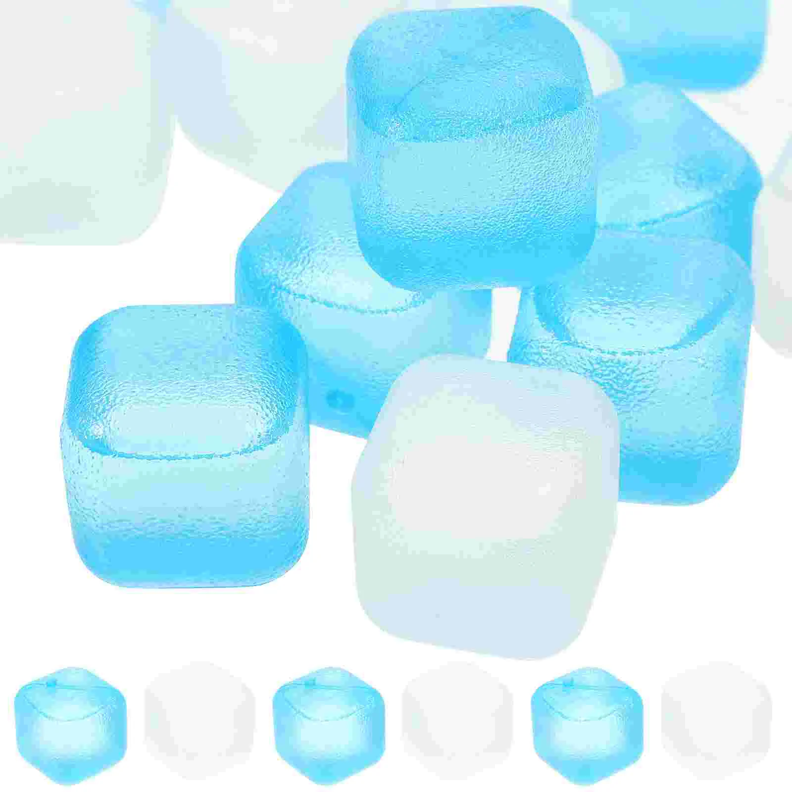 24 Pcs Silicone Ice Cubes Whiskey Supply Rocks Household Drinks Clear Fake Reusable Water
24 Pcs Silicone Ice Cubes Whiskey Supply Rocks Household Drinks Clear Fake Reusable Water