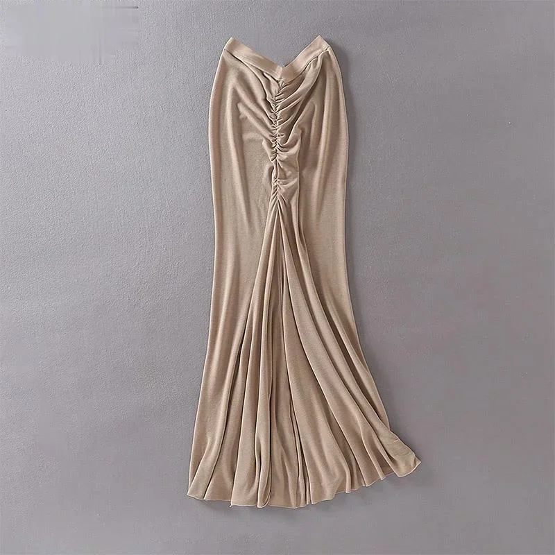 Y2k All-Match Solid Color Elastic High-Waist Tight Bodycon Long Skirt 2023 Fashion Women Summer Sexy Black Pleated Pencil Skirt
Y2k All-Match Solid Color Elastic High-Waist Tight Bodycon Long Skirt 2023 Fashion Women Summer Sexy Black Pleated Pencil Skirt