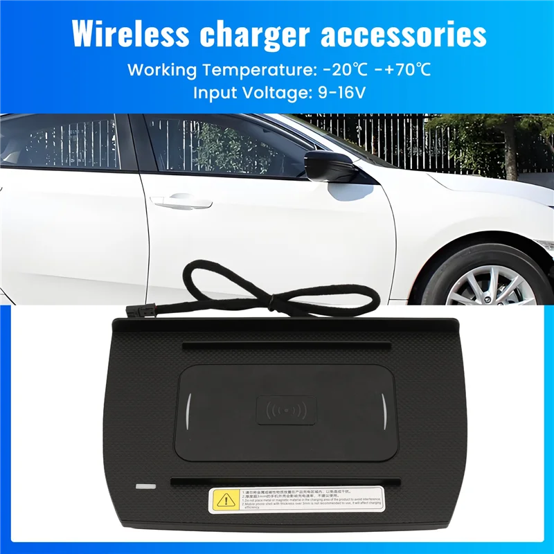A040-15W For Qi Wireless Charging Phone Charger Fast Charging Plate Panel Storage Box For Honda Civic 10Th MK10 2016-2020
A040-15W For Qi Wireless Charging Phone Charger Fast Charging Plate Panel Storage Box For Honda Civic 10Th MK10 2016-2020