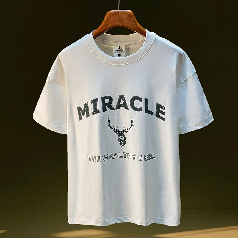Cotton T-shirt men's summer 2025 new round neck fashionable printed casual half sleeved short sleeved T-shirt
Cotton T-shirt men's summer 2025 new round neck fashionable printed casual half sleeved short sleeved T-shirt