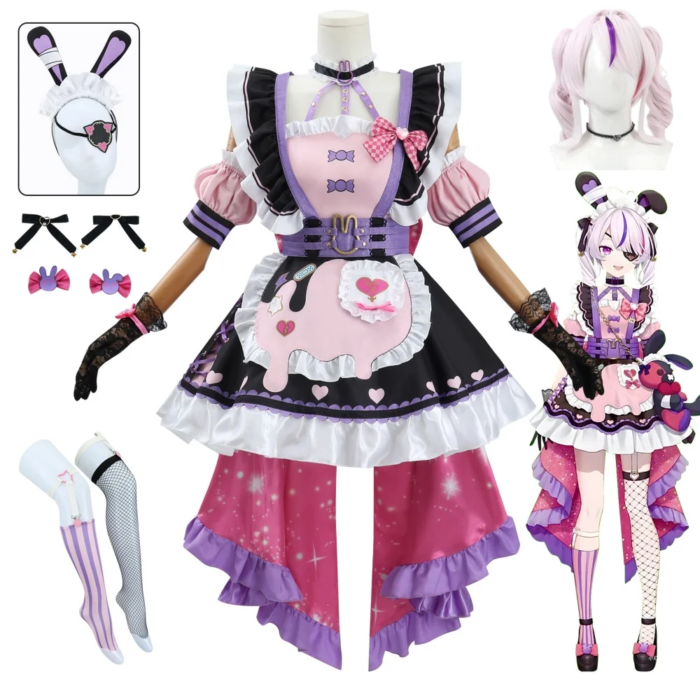 Anime Maria Marionette 2.0 Cosplay Costume Nijisanji ILUNA EN Vtuber MariArtte Full Set Wig Halloween Xmas
Anime Maria Marionette 2.0 Cosplay Costume Nijisanji ILUNA EN Vtuber MariArtte Full Set Wig Halloween Xmas