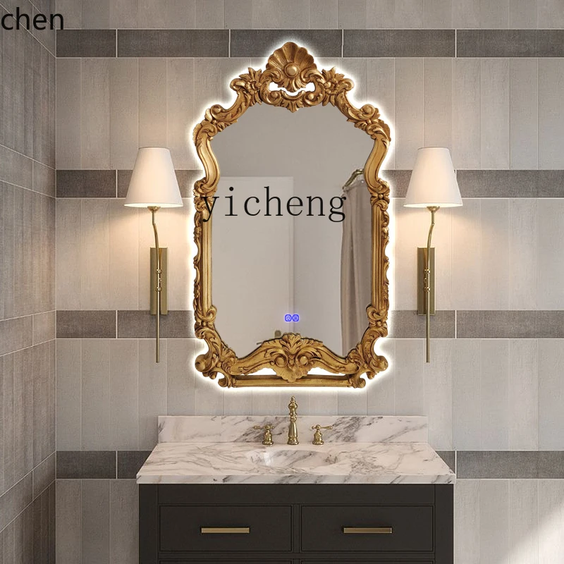 PYH French engraved bathroom mirror bathroom retro makeup porch fireplace wall-mounted mirror bedroom vanity mirror
PYH French engraved bathroom mirror bathroom retro makeup porch fireplace wall-mounted mirror bedroom vanity mirror