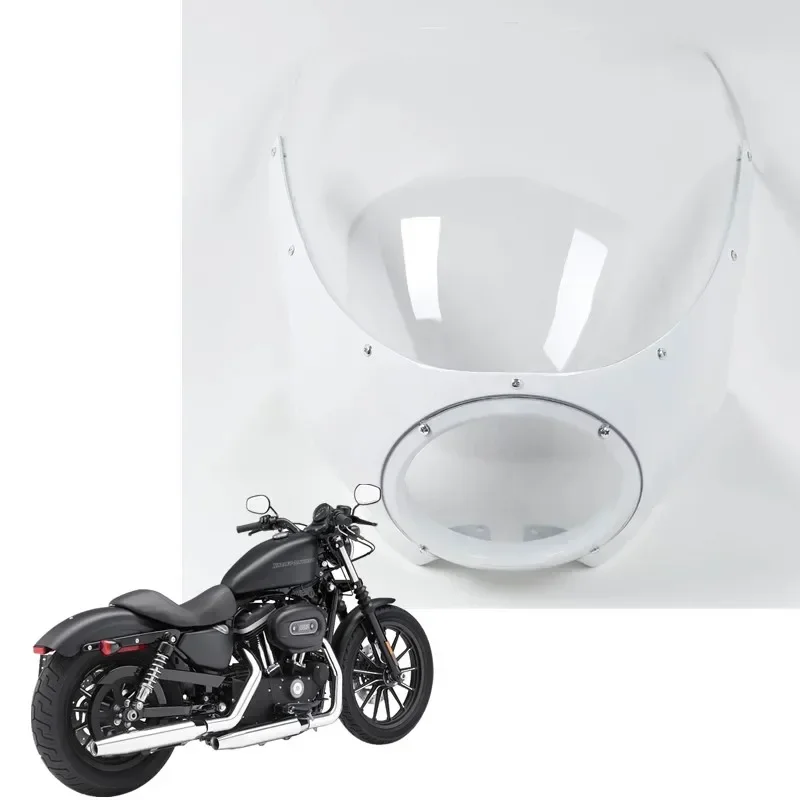 For Harley Sportster XL 883 1200 Dyna White Motorcycle Parts 5 3/4" Cafe Racer Headlight Fairing Windshield Windscreen
For Harley Sportster XL 883 1200 Dyna White Motorcycle Parts 5 3/4" Cafe Racer Headlight Fairing Windshield Windscreen