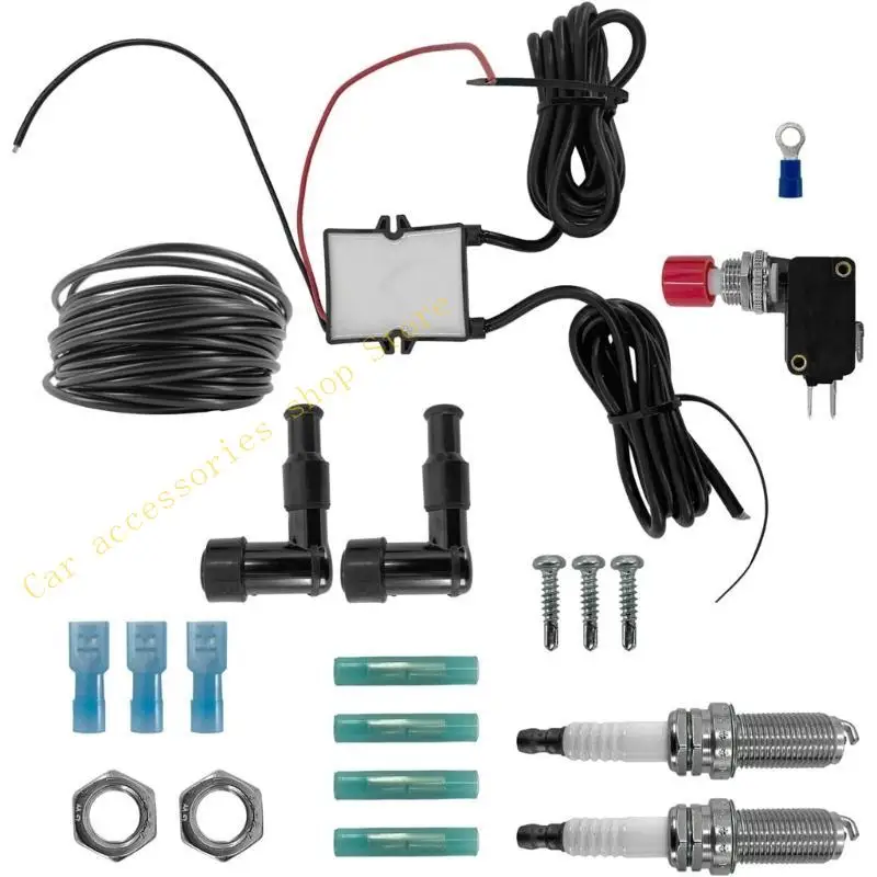 T21E Exhaust Flame Set Double Flamethrower for Car Truck Flame Thrower Modification Accessory Easy Installation
T21E Exhaust Flame Set Double Flamethrower for Car Truck Flame Thrower Modification Accessory Easy Installation