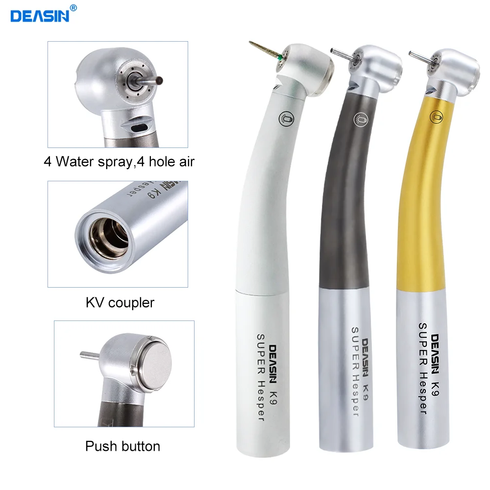 SUPER HESPER Dental Handpiece Optical Fiber Torque Head Air Turbine Ceramic Bearing for KaVo 2/4/6 Hole Connector Dentist Tool
SUPER HESPER Dental Handpiece Optical Fiber Torque Head Air Turbine Ceramic Bearing for KaVo 2/4/6 Hole Connector Dentist Tool