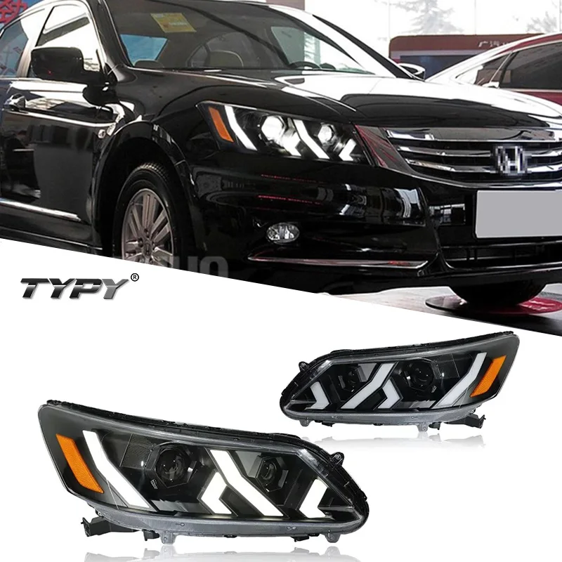 TYPY Car Lights 2014-2015 LED Projetor head Lamp Daytime Running Light Automotive Accessories For Honda Accord 9th Headlight
TYPY Car Lights 2014-2015 LED Projetor head Lamp Daytime Running Light Automotive Accessories For Honda Accord 9th Headlight