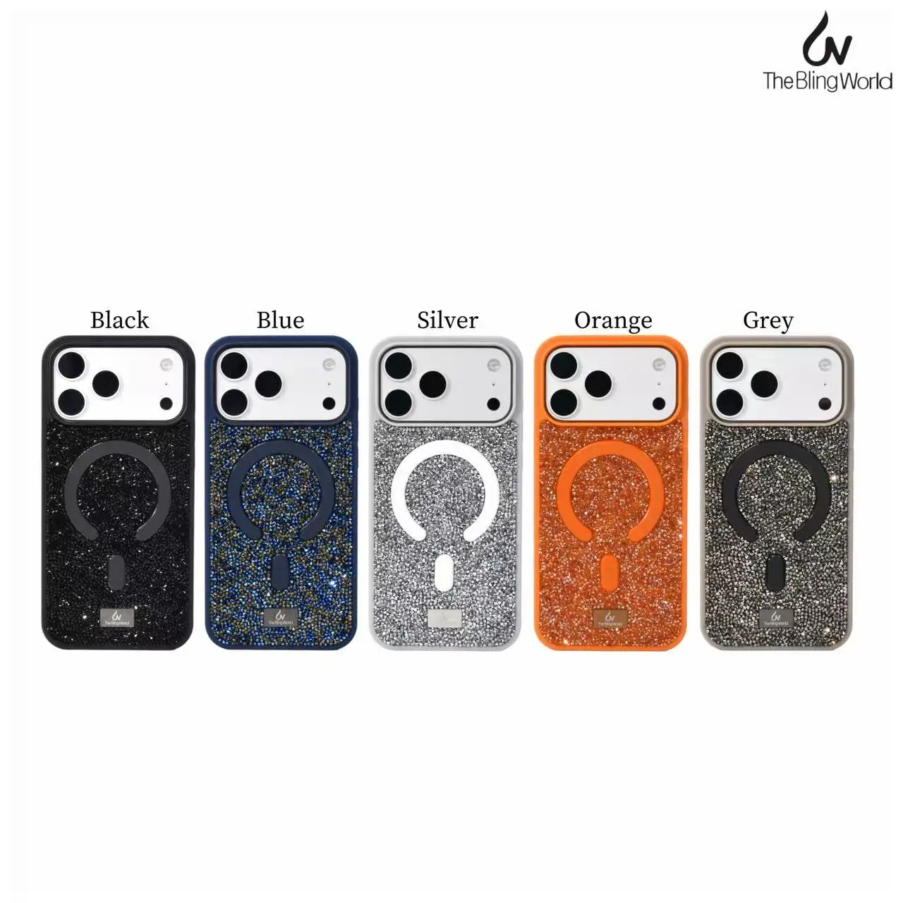 The Bling World for iPhone 17 16 15 14 Pro Max Plus Luxury Magnetic MagSafe Case Crystal Diamond Rhinestone Glitter Women Cover
The Bling World for iPhone 17 16 15 14 Pro Max Plus Luxury Magnetic MagSafe Case Crystal Diamond Rhinestone Glitter Women Cover