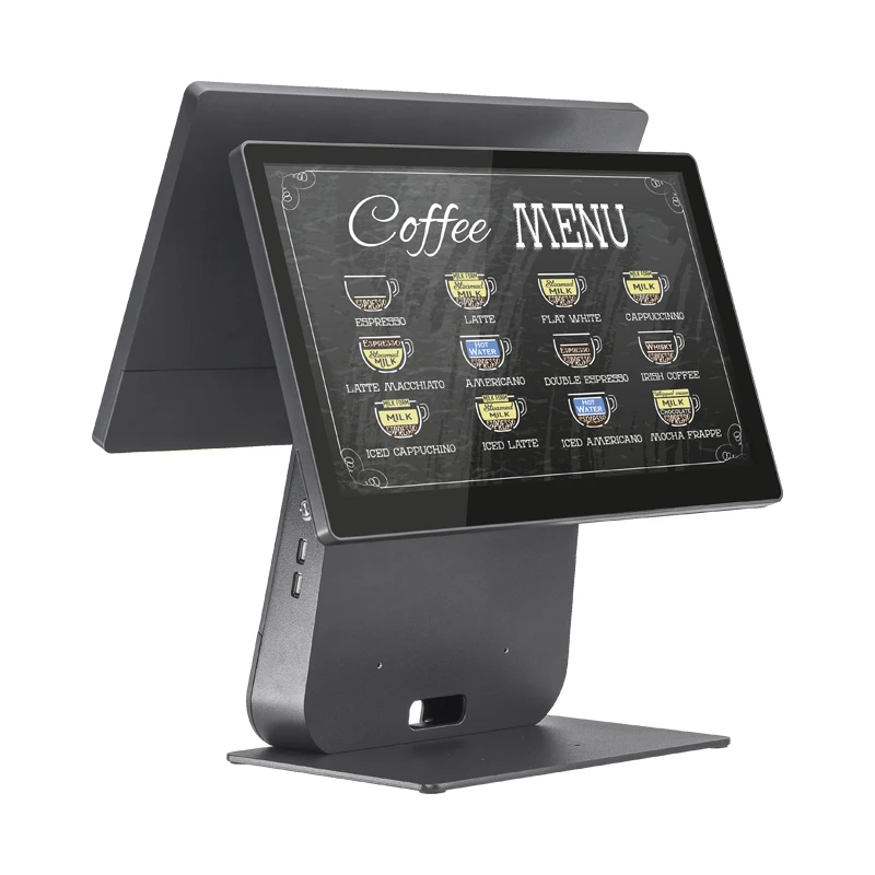 OEM Dual Screen 15'' Pos Machine Cheap Pos Terminal All in One