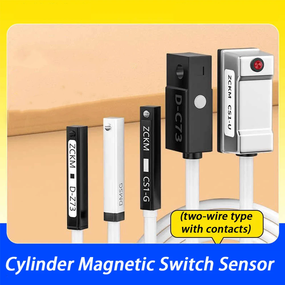Магнитный геркон CS1-F/J/G/S/M D-A93 D-A73 D-C73 D-M9B Датчик приближения для воздушного пневматического цилиндра или электромагнитного клапана 
Магнитный геркон CS1-F/J/G/S/M D-A93 D-A73 D-C73 D-M9B Датчик приближения для воздушного пневматического цилиндра или электромагнитного клапана