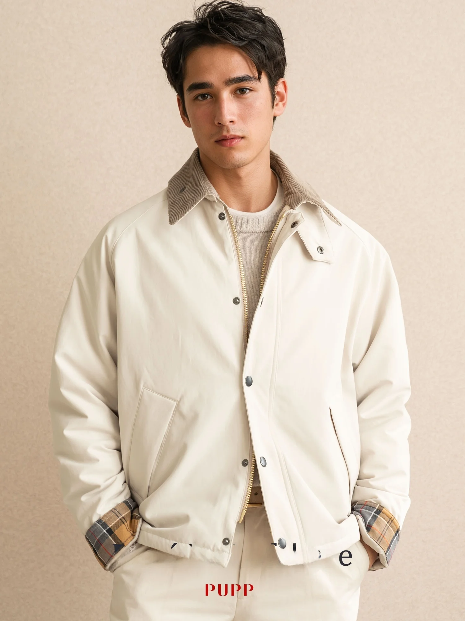 Men's Autumn Winter ort Corduroy Collar Warm Cotton Jaet Cotton Coat Outerwear Faion Urban Sle Long Sve Thiened
Men's Autumn Winter ort Corduroy Collar Warm Cotton Jaet Cotton Coat Outerwear Faion Urban Sle Long Sve Thiened