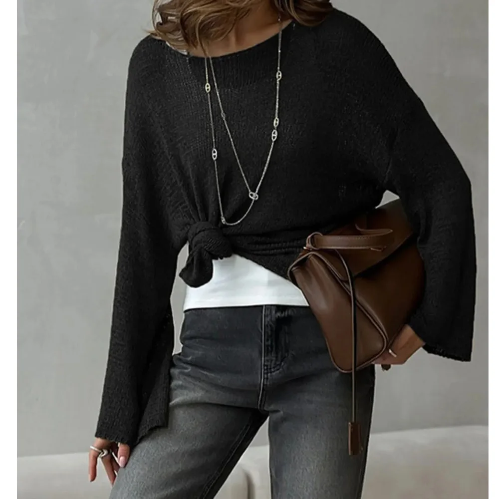 Women y2k Vintage Boat Neck Sheer Mesh Sweaters Spring Fall Long Sleeve Lightweight See Through Crochet Knit Poncho Tops
Women y2k Vintage Boat Neck Sheer Mesh Sweaters Spring Fall Long Sleeve Lightweight See Through Crochet Knit Poncho Tops