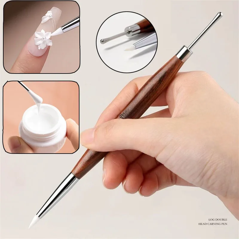 1/2/3Pcs Double-ended Silicone Press Pen Flower Painting Brush Spatula Poly Nail Gel Pen Manicure Tip Extension Carving Pen
1/2/3Pcs Double-ended Silicone Press Pen Flower Painting Brush Spatula Poly Nail Gel Pen Manicure Tip Extension Carving Pen