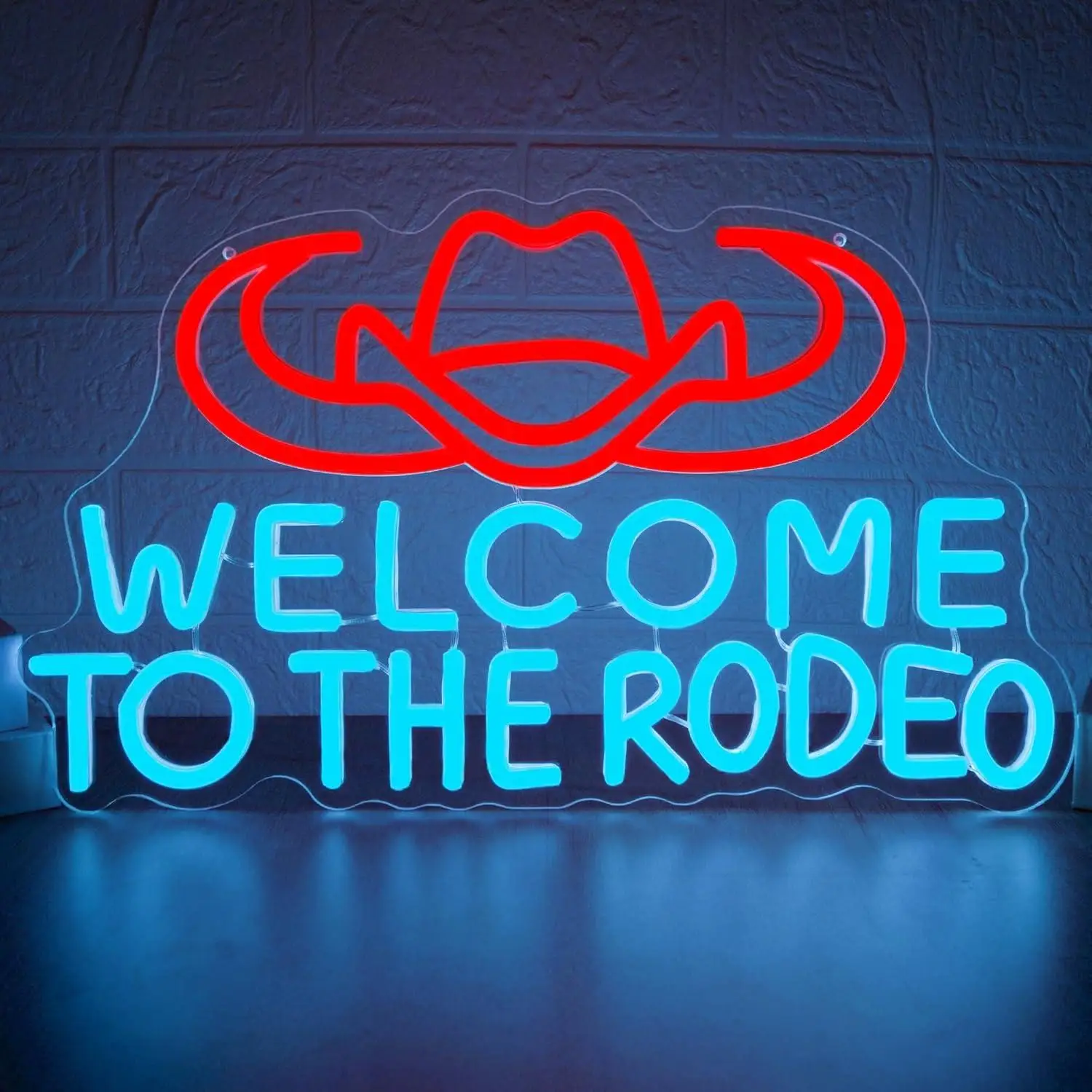 Welcome to the Rodeo Neon Sign Cowboy Hat Neon Light Western Decor for Living Room Man Cave Bar Party Decoration Cowboy Gift
Welcome to the Rodeo Neon Sign Cowboy Hat Neon Light Western Decor for Living Room Man Cave Bar Party Decoration Cowboy Gift