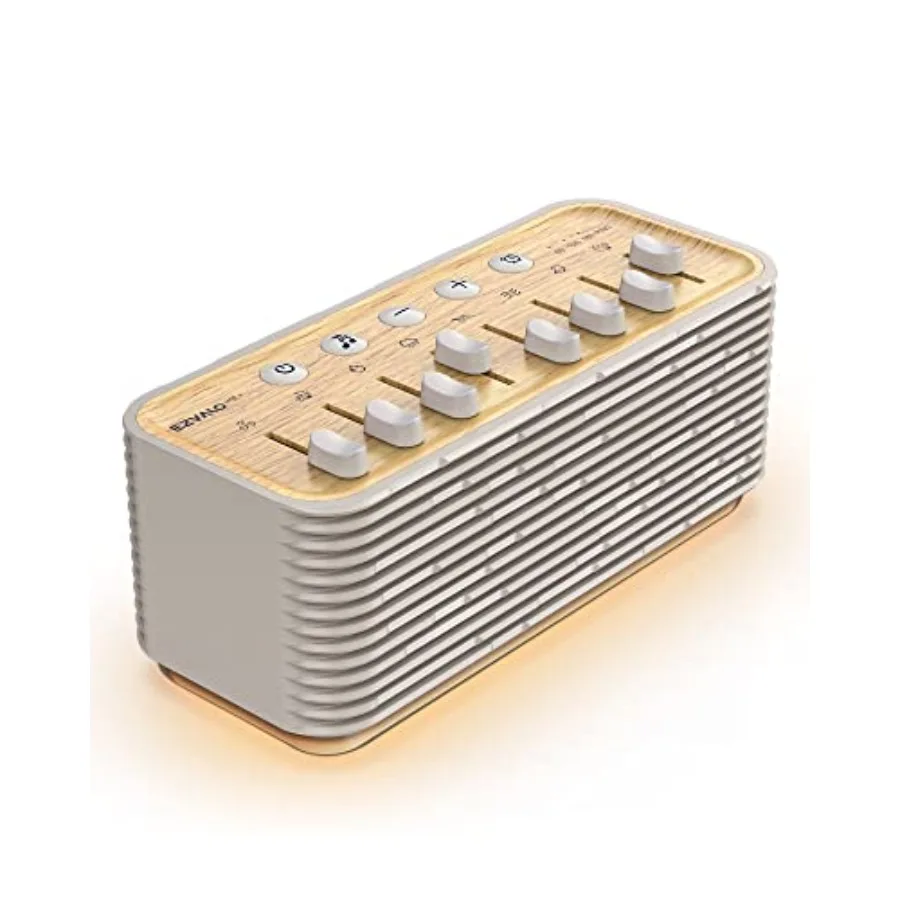 EZVALO White ise Sleep Sound Machine 255+ Mixer Options with Portable Speaker Night Light Sleep Timer Breath Therapy White ise
EZVALO White ise Sleep Sound Machine 255+ Mixer Options with Portable Speaker Night Light Sleep Timer Breath Therapy White ise