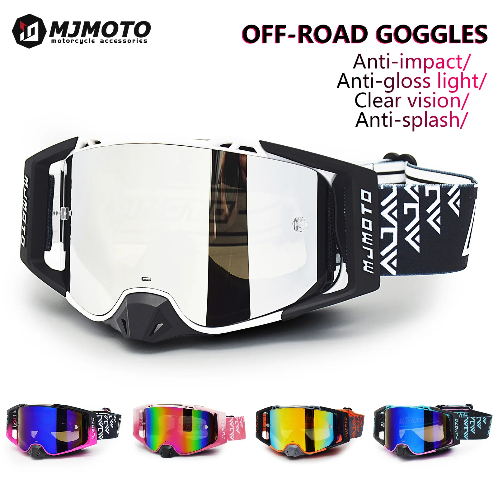 Dirt Bike Riding Goggles Anti-Fog ATV Goggles Motorcycle Goggles Men Women Motocross Goggles Windproof Ski Goggles Racing Goggle
Dirt Bike Riding Goggles Anti-Fog ATV Goggles Motorcycle Goggles Men Women Motocross Goggles Windproof Ski Goggles Racing Goggle