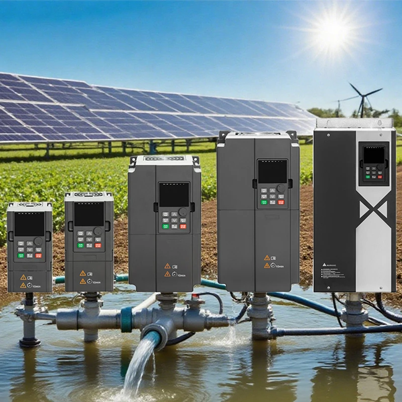 Hybrid AC DC VFD MPPT Vector Control 0.75KW 30KW 185kW for Agricultural Irrigation Domestic Solar Pump Frequency Converter Drive
Hybrid AC DC VFD MPPT Vector Control 0.75KW 30KW 185kW for Agricultural Irrigation Domestic Solar Pump Frequency Converter Drive