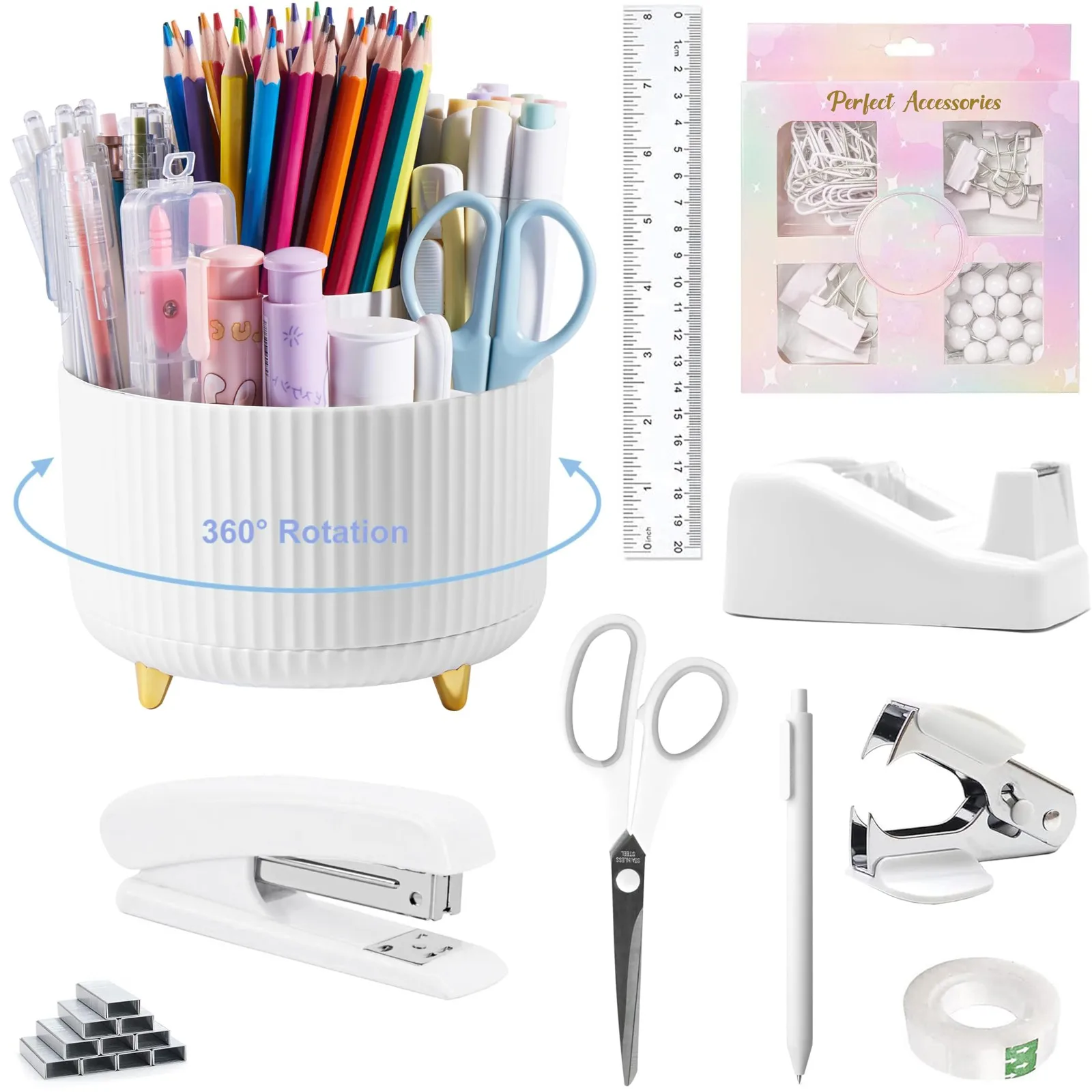 New Set Stationery Practical Desk Organizers Accessories Tool Portable Office Desk Accessories Set Student Stationery Supplies
New Set Stationery Practical Desk Organizers Accessories Tool Portable Office Desk Accessories Set Student Stationery Supplies