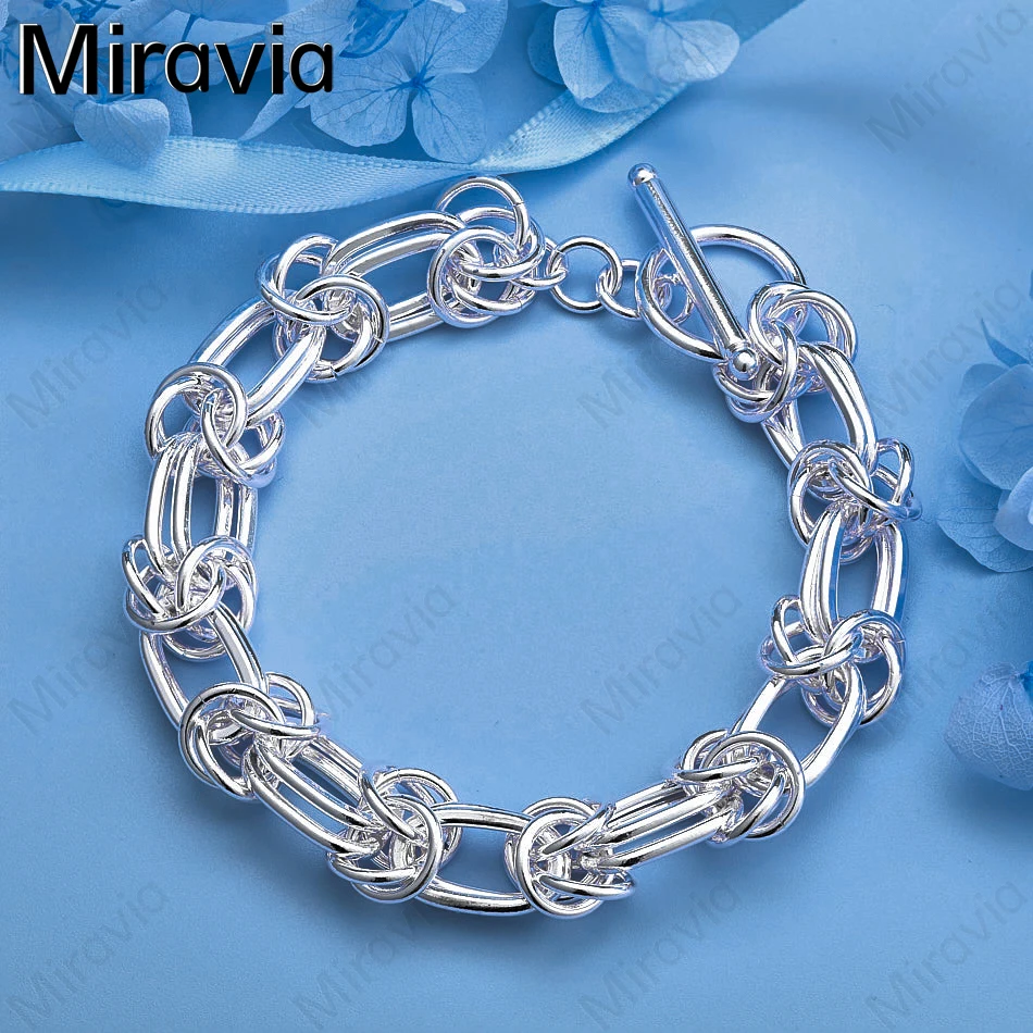 Miravia 925 Sterling Silver Ring Braided OT Clasp Bracelet Woman Charm Fashion Wedding Jewelry
Miravia 925 Sterling Silver Ring Braided OT Clasp Bracelet Woman Charm Fashion Wedding Jewelry