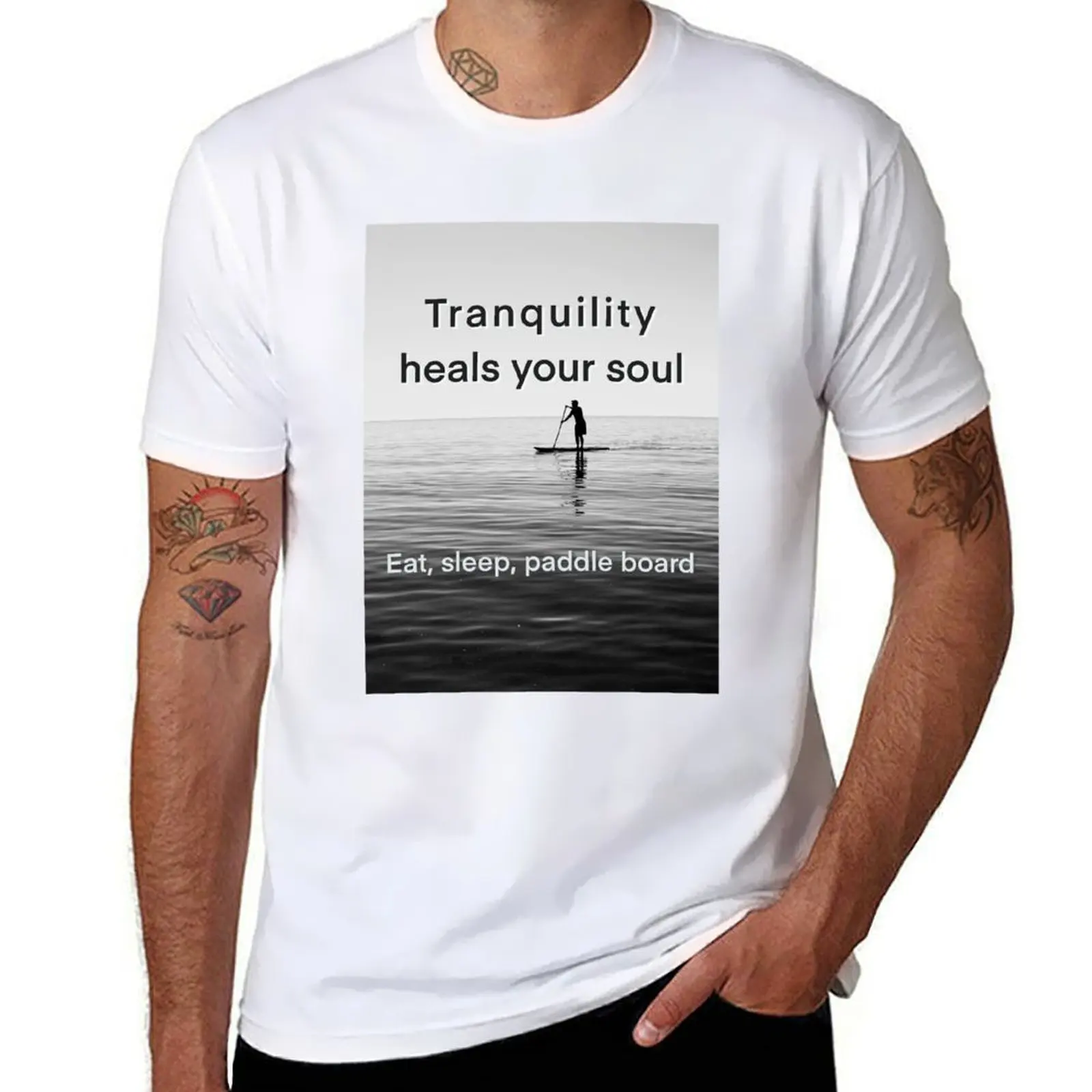 Tranquility heals your soul - Eat, sleep, Paddle Board T-Shirt t shirts cotton 100% g man t shirts for men T-Shirt
Tranquility heals your soul - Eat, sleep, Paddle Board T-Shirt t shirts cotton 100% g man t shirts for men T-Shirt