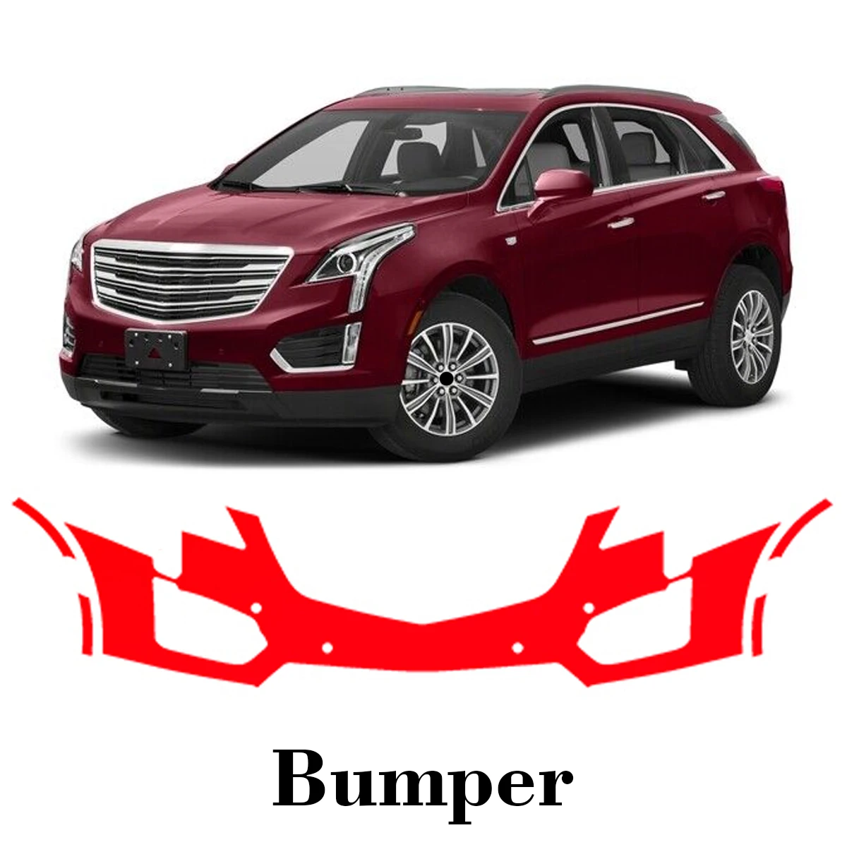 Car Precut Paint Protection Film Front Bumper Anti-scratch Exterior TPU PPF For Cadillac XT5 2017-2025
Car Precut Paint Protection Film Front Bumper Anti-scratch Exterior TPU PPF For Cadillac XT5 2017-2025