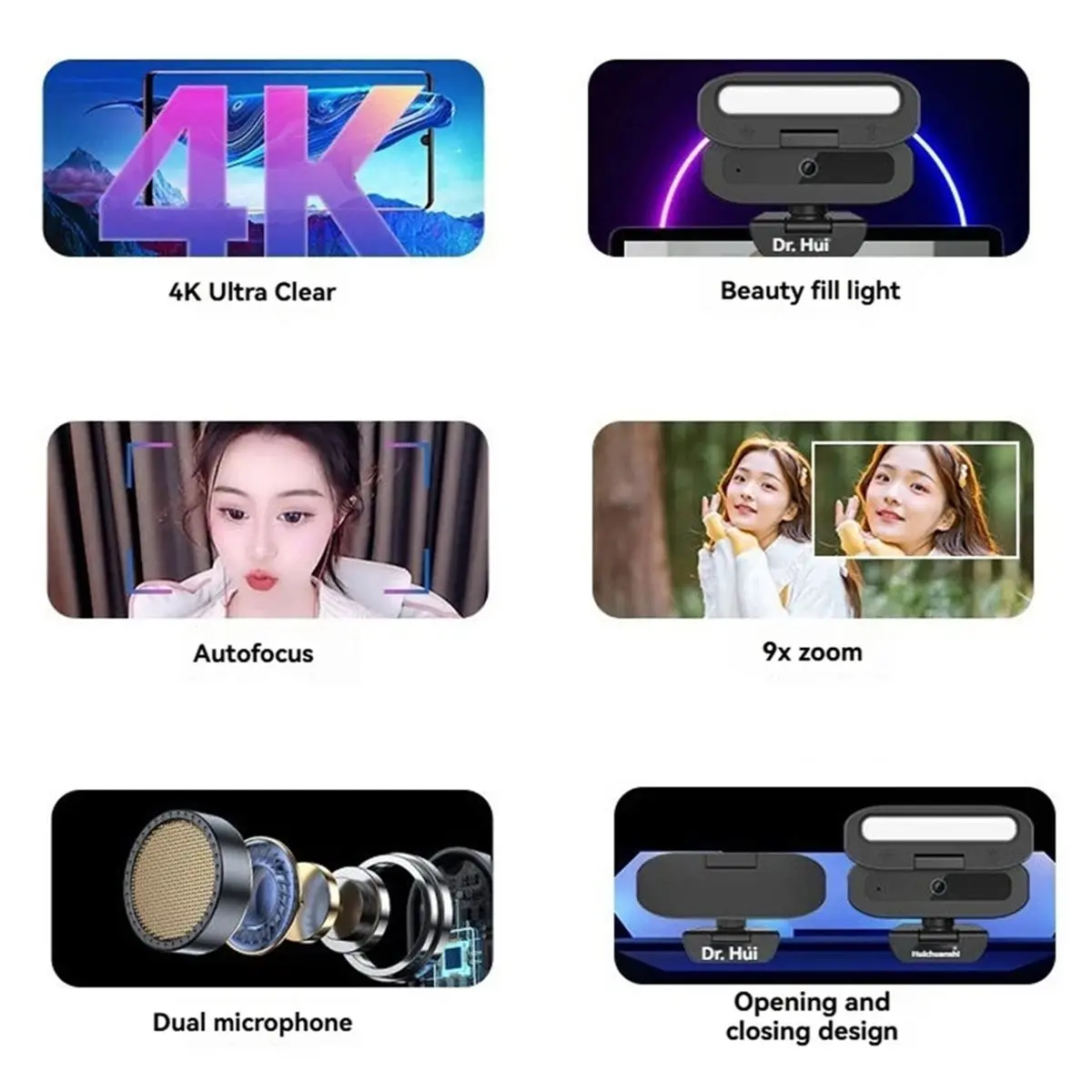 618 Mega Sale 2K HD 60fps Live Webcam with Autofocus,USB PC Camera,Rotatable Microphone, Adjustable Fill Light,Streaming Camera
618 Mega Sale 2K HD 60fps Live Webcam with Autofocus,USB PC Camera,Rotatable Microphone, Adjustable Fill Light,Streaming Camera