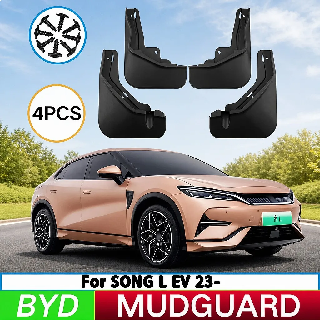 For BYD Song L EV 2023-2025 Car Tire Fender Splash Guard Front Rear Wheel Mud Flaps 4Pcs
For BYD Song L EV 2023-2025 Car Tire Fender Splash Guard Front Rear Wheel Mud Flaps 4Pcs