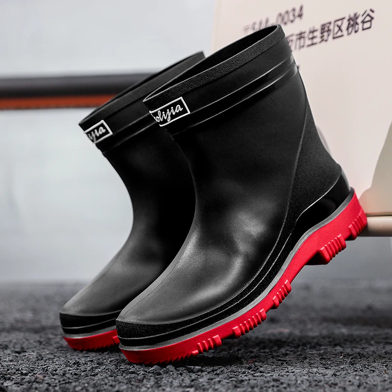 Men's Short Tube Non-Slip Rain Boots Fashionable Low-Top Water Shoes Pvc One-Piece Molded Rain Boots Waterproof Shoes Farm Work
Men's Short Tube Non-Slip Rain Boots Fashionable Low-Top Water Shoes Pvc One-Piece Molded Rain Boots Waterproof Shoes Farm Work