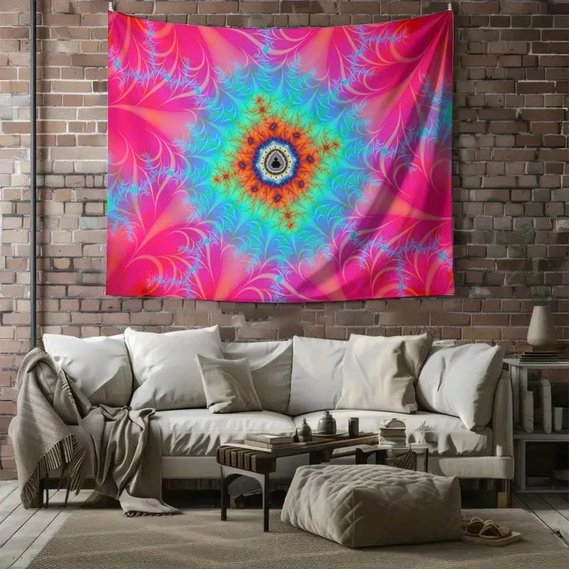VIKAMA Psychedelic Mandala Tapestry, Vibrant Pink Blue Fractal Print Wall Hanging for Bedroom, Dorm & Hippie Home Decor
VIKAMA Psychedelic Mandala Tapestry, Vibrant Pink Blue Fractal Print Wall Hanging for Bedroom, Dorm & Hippie Home Decor
